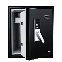 Medium-Fire-Safe-Model-3175ST-with-touchscreen-digital-lock-in-black-half-open.webp