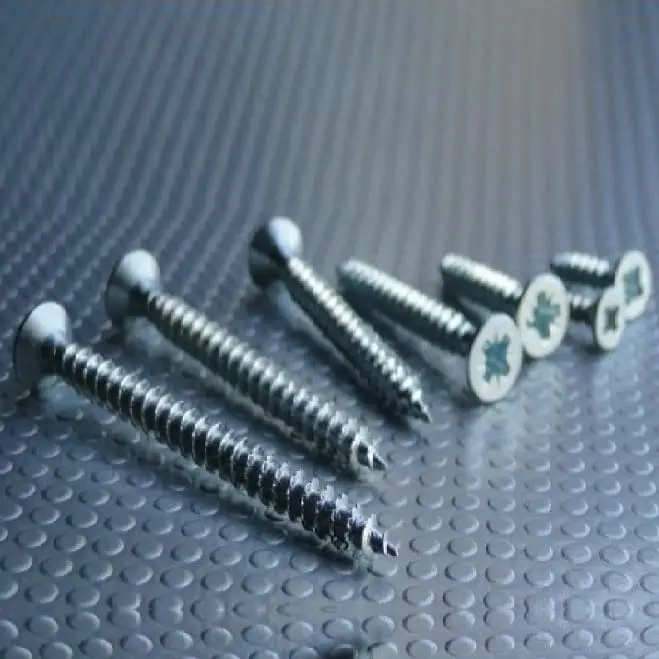 Pozi Recess CSK Head Screw with SAW Threads