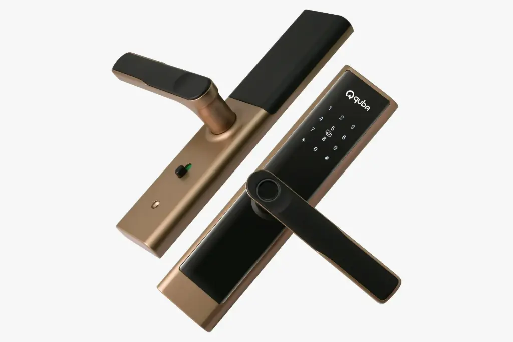 QRAFT 5 Way Access Digital Lock Golden